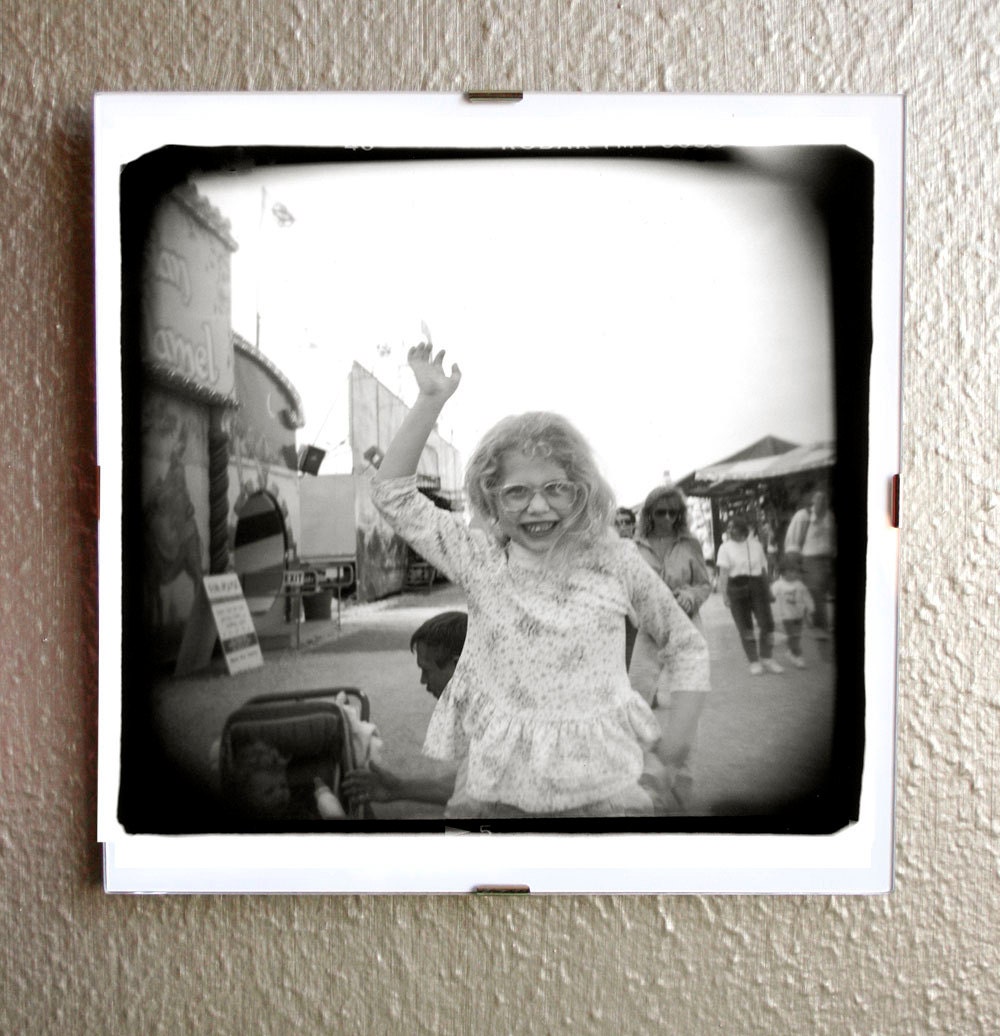 framed 8x8 Holga photo