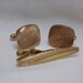 Hickok Gold Cufflink and Tie Clip Set- Mens Vintage Jewelry Accessory