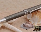 Custom Handmade Stainless Steel Roller Ball Pen - Unique Gift Pen