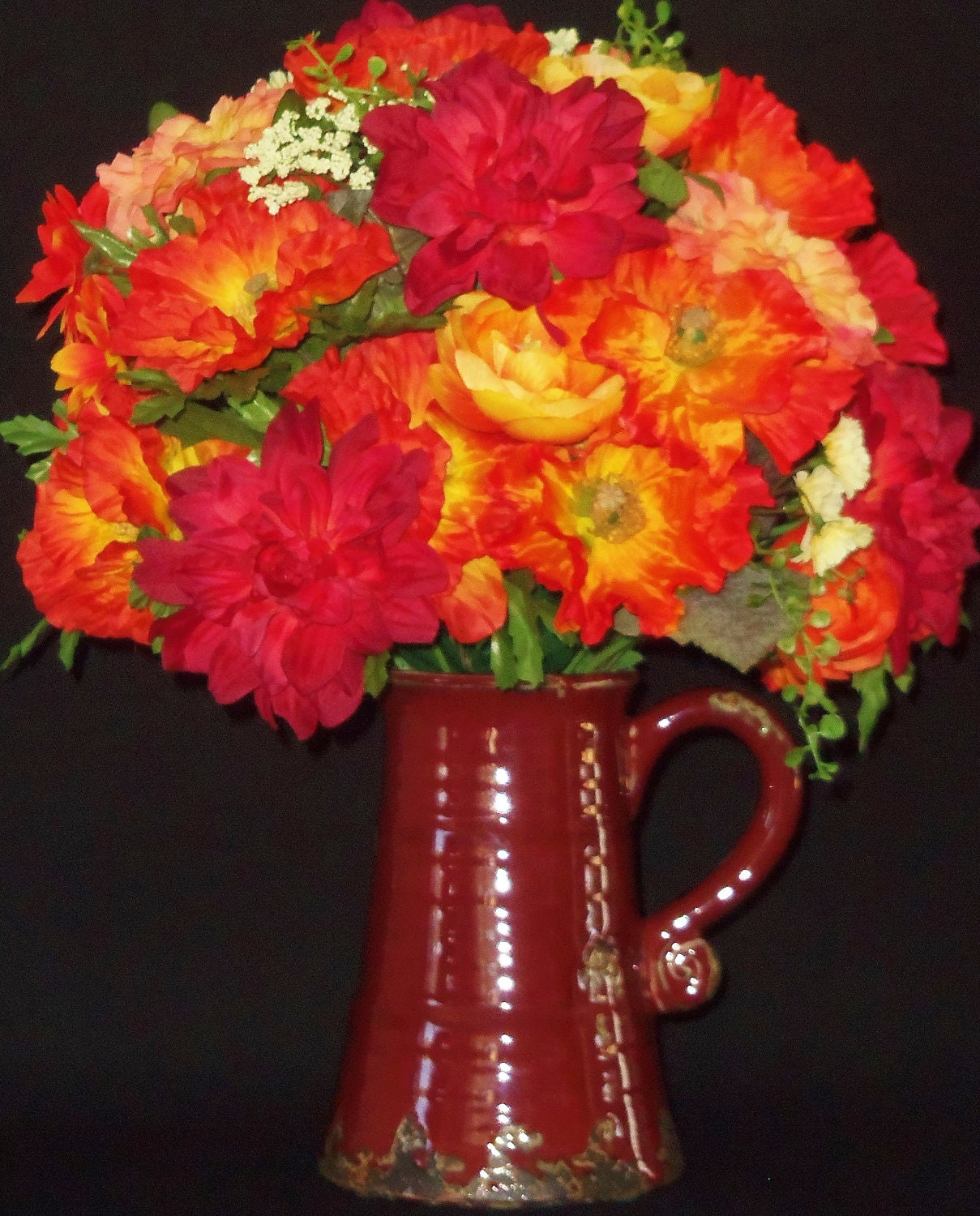 Red Artificial Flowers