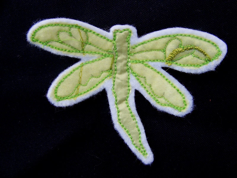 Dragonfly Iron-on Applique or Patch