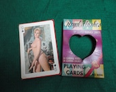 Vintage Deck of Royal Flushes Playing Cards Naked Women Made in Hong Kong