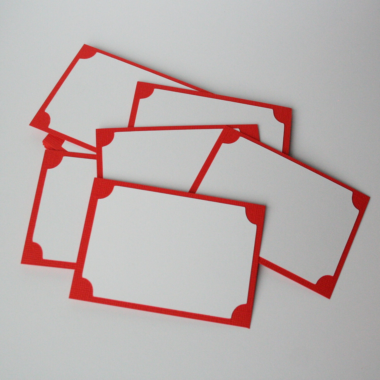 12 Ticket Style Name Plate Wedding Place Cards / Escort Cards / Seating Cards / Flat Layered Cards