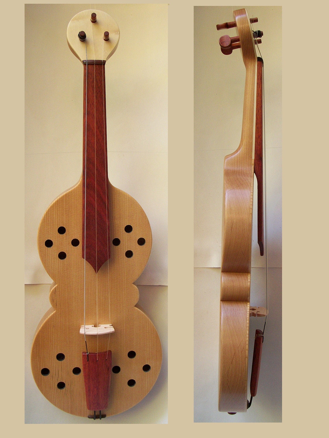 Custom Order Medieval Gigue - Vielle - Fiddle