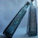 decorative bottles or bud vases hand inked in stunning colors