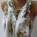 Shawl for Summer / Pink  Roses - Elegance Shawl / Scarf / soft and light