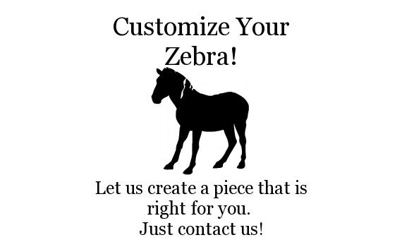 The Pierce - 1 Gold Mini Resin Zebra Head- Resin White Faux Taxidermy- Chic & Trendy