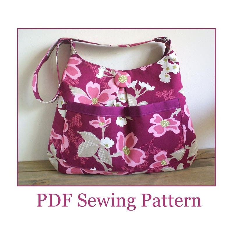 INSTANT DOWNLOAD Bag Pattern Sewing - PN401 Heather Hobo Shoulder Bag pdf