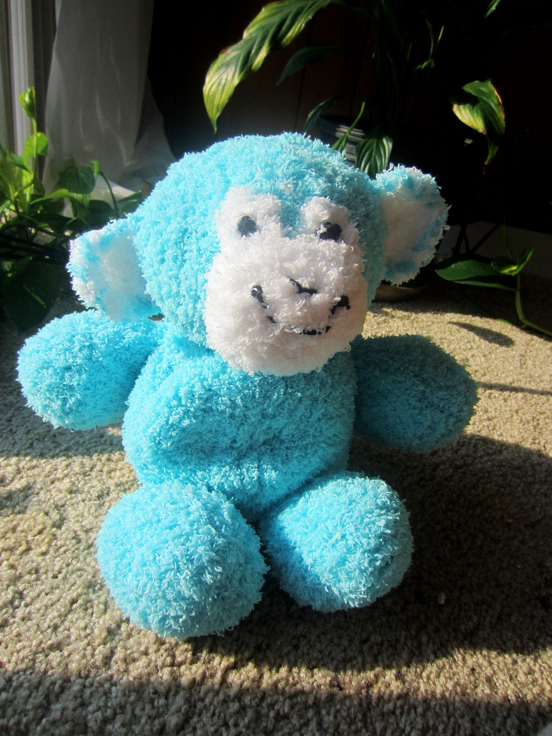 Reserved for JS- Blue Monkey- Large