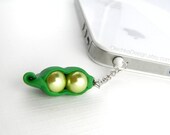 Peas in Pod iPhone Earphone Plug Dust Plug, Cellphone Accessories, 3.5mm