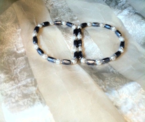 Stacking Magnetic Hematite Bracelets