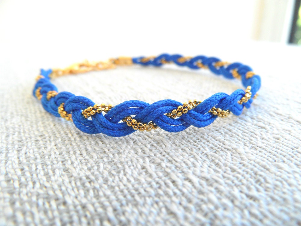 Navy blue braided bracelets, string bracelets, neon bracelets, neon jewelry, best friend gift, birthday gift, gifts for women