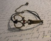 Steampunk Victorian Gothic Cute Scissor bracelet