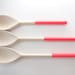 Wooden Spoons Set of 3: Neon Pink