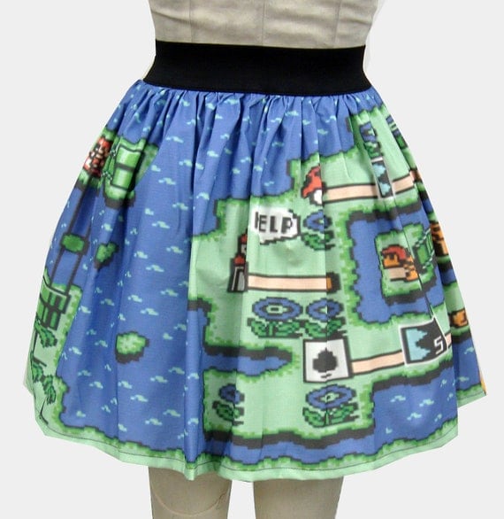 Mario Two Levels Full Skirt