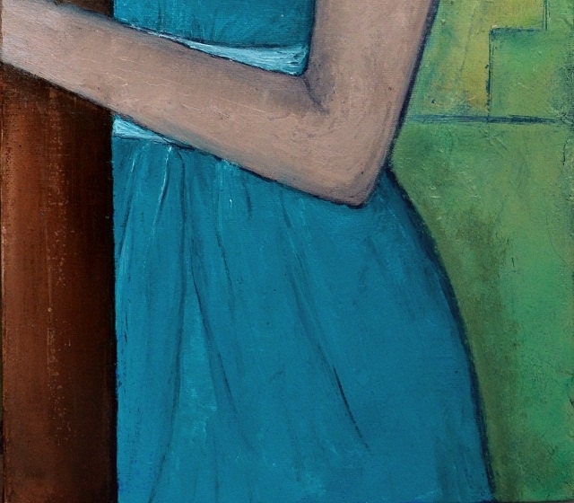 Oil Figure Painting Woman Portrait