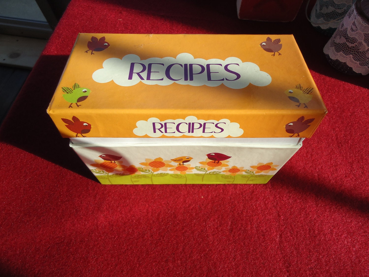 Handcrafted Recipe Boxes