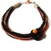 Knot necklace, cord jewelry, statement, macrame, gift for her, OOAK