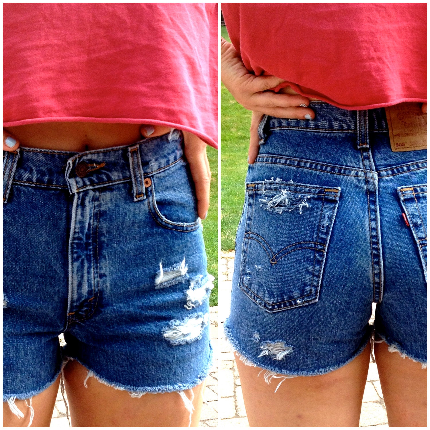 High Waisted Levis Shorts