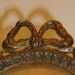 Darling Oval Italian Picture Frame with Bow on top, Made in Italy Oval Frame