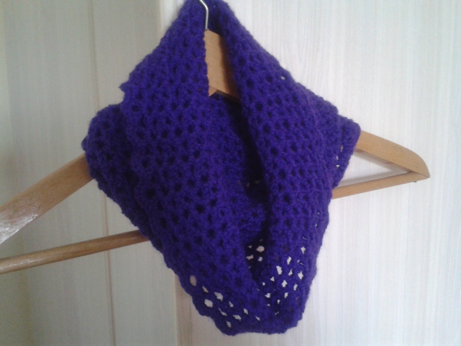 Amethyst Purple Snood Scarf
