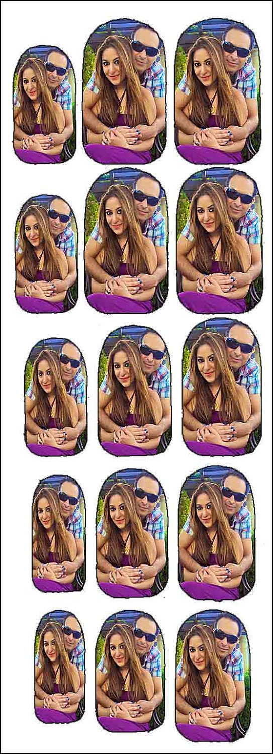 CUSTOM PHOTO  ANYTHING on a nail decal