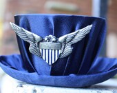 Mini Steampunk TeaCup Hat (BLUE)