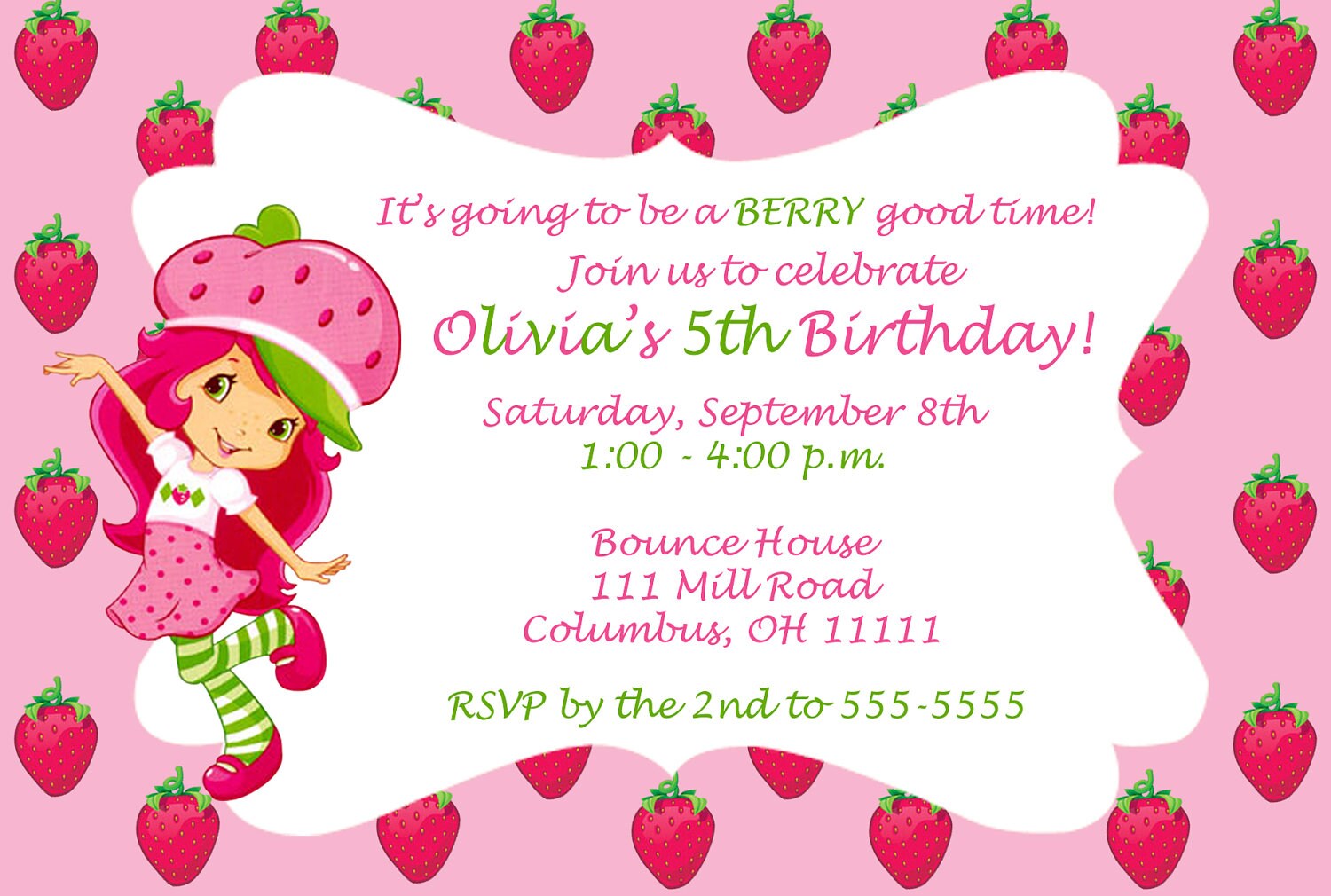 Strawberry Invitation