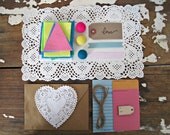 Paper Felt Ephemera Collage Kit