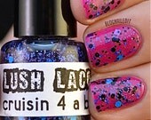 Cruisin 4 a Bruisin :  Custom-Blended Glitter Nail Polish / Lacquer