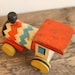 Vintage Fisher Price Train - 1950s Whistling Engine, Wooden