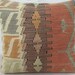 MODERN Bohemian Home Decor,Handwoven Wool Turkish Kilim Pillow Cover 16"x16",Decorative Throw Pillows,Tribal Pillows, Soft Pillow.
