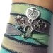Tree of Life Silk Wrap Bracelet Om Jewelry Yoga Namaste Mother Nature Earthy Necklace Unique Christmas Gift For Her Under 50 Item S91