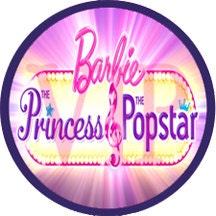 Barbie Princess and the Popstar Cupcake Topper Decorations - Birthday Party Favor - DIGITAL Il_570xn