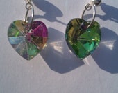 Rainbow Heart earrings - kristinejanowiak
