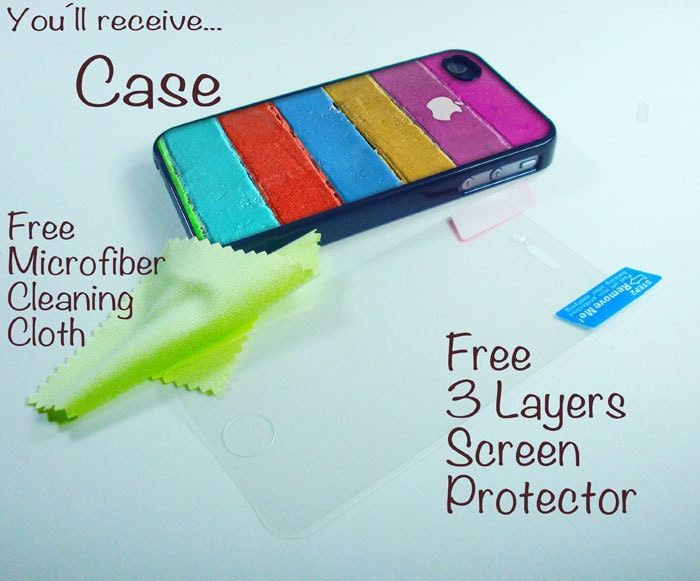 iPhone 4, 4s and iPhone 5 case, case for iPhone 4, Wood vintage gauger 007. Black or white.Includes a screen protector for free
