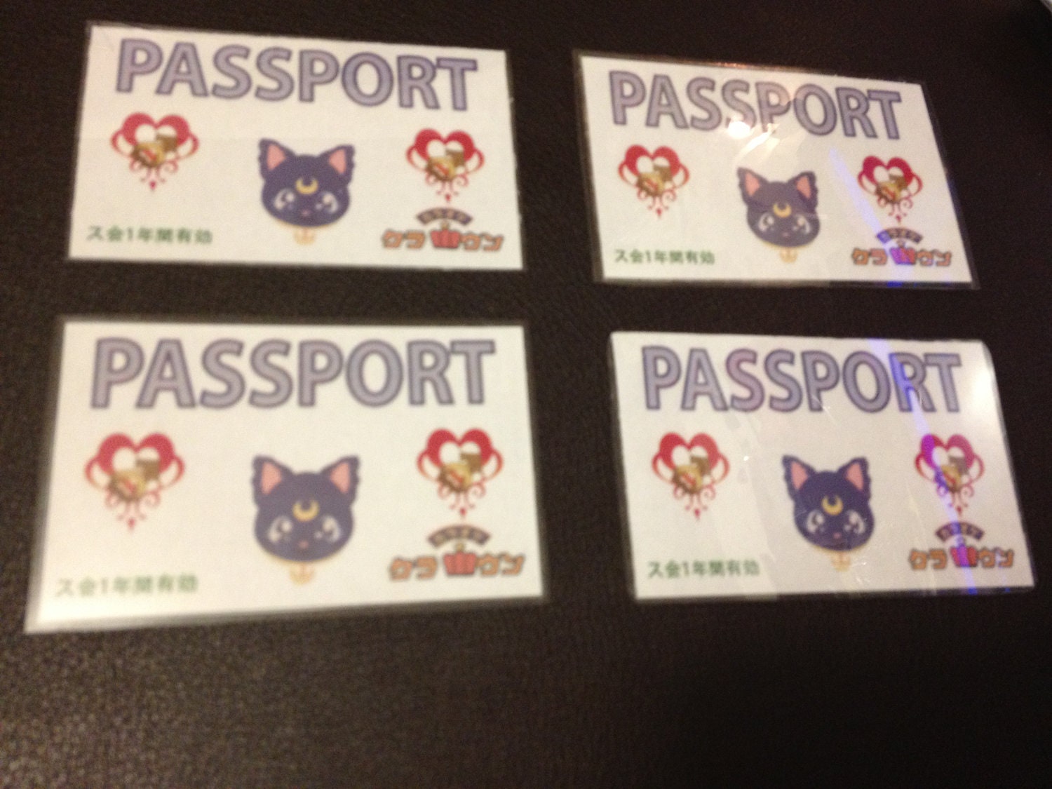 Pretty Guardian Sailor Moon Sailor Mars Rei Crown Karaoke Pass Card "Passport"