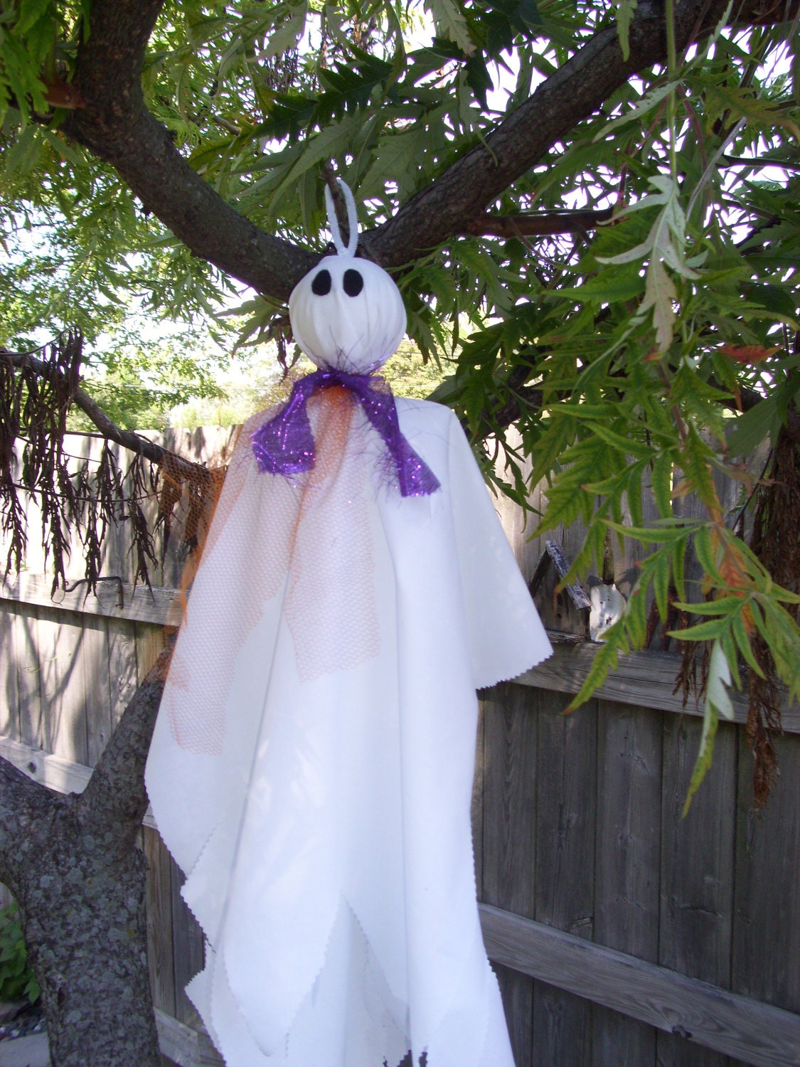 Handmade HALLOWEEN GHOST with a Little Class and Sophistication Price Reduced