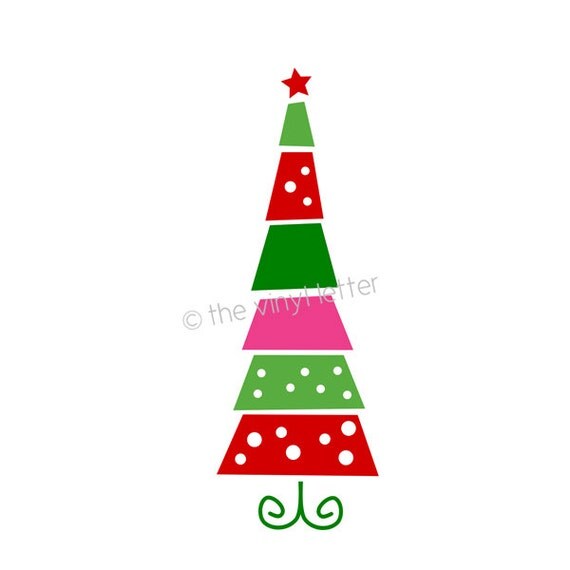 colorful christmas tree vinyl wall holiday decor by colorful christmas tree vinyl wall holiday decor by