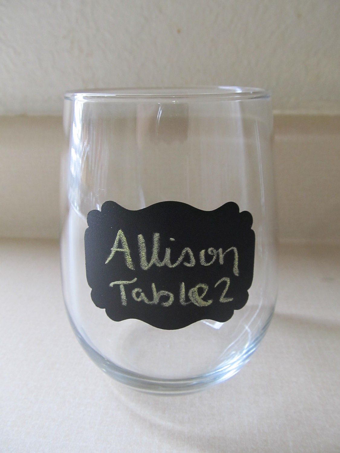 Chalkboard Sticker Tag - Vintage Style