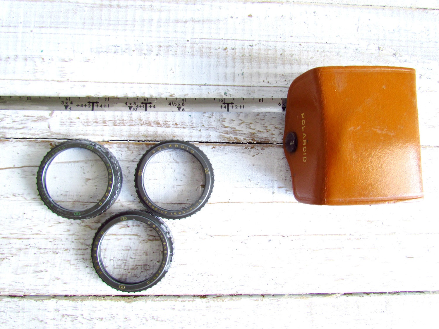 Polaroid Lens Kit with Measuring Tape and Leather Case