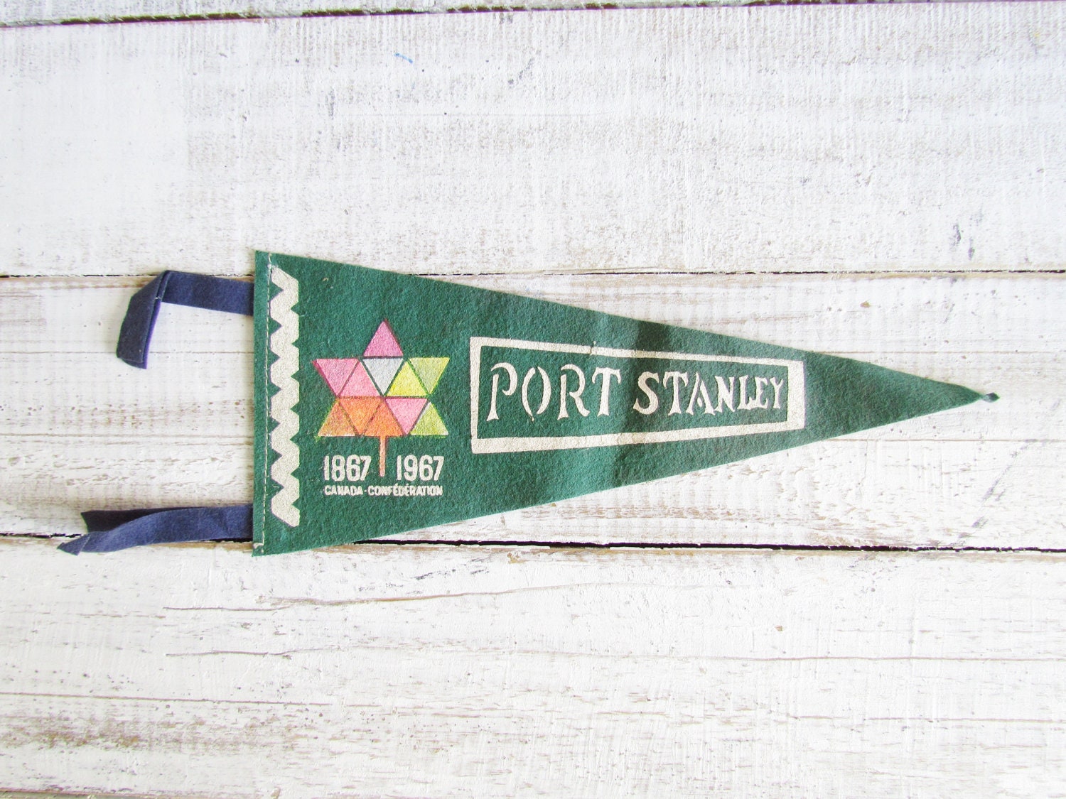 Vintage Pennant - Port Stanley Canada 1967