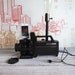 iPhone Docking Station Upcycled Vintage Video Camera Fillament Lamp