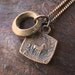 Solid Bronze Horse Pendant Necklace with Ethiopian Brass