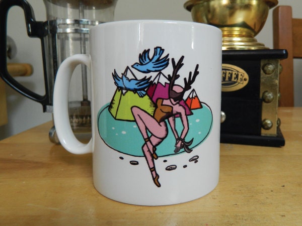 Hunting Season Bird Mug /  Deer Hunter Mug