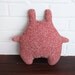 Bunny Plush Toy - Soft toy - Stuffed toy - Valentine Gift - Stuffed Animal - Grey bunny rabbit soft toy - Pillow - READY TO SHIP