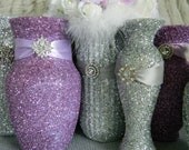Wedding Decoration, Wedding Centerpiece, Silver, Lavender, Silver Wedding, Lavender Wedding, Wedding Lavender, Shabby Chic Wedding, Mitzvah,