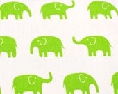 Daiwabo  TIP TOP Green Elephants - 1 yard
