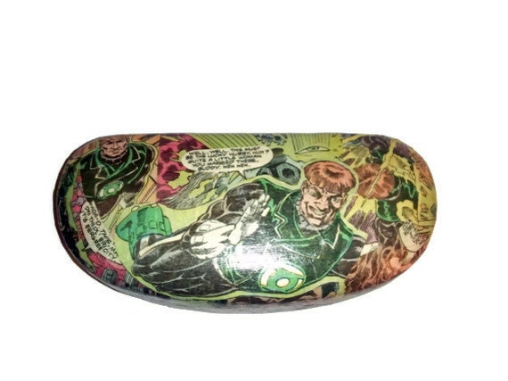 Green Lantern - Custom Eyeglasses / Sunglasses Hard Case - Comic Book Accessories