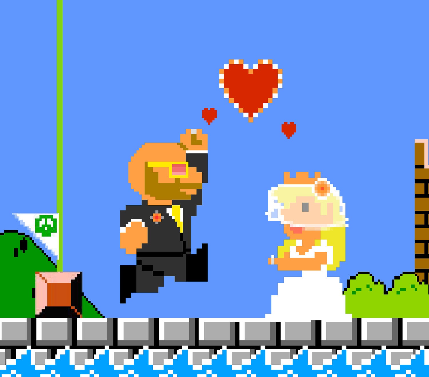 NES Super Mario Bros. Save the Date